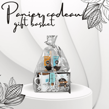  Gift basket pearl & Rochef Chocolatier cup & LaRochef bar & hot chocolate