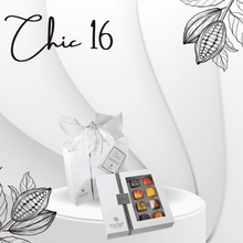  La ligne Chic coffret pralines premium de 16 chocolats avec sac cadeau premium