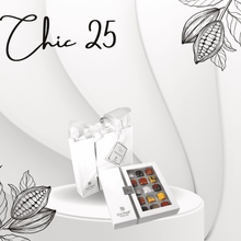  La ligne Chic coffret pralines premium de 25 chocolats avec sac cadeau premium