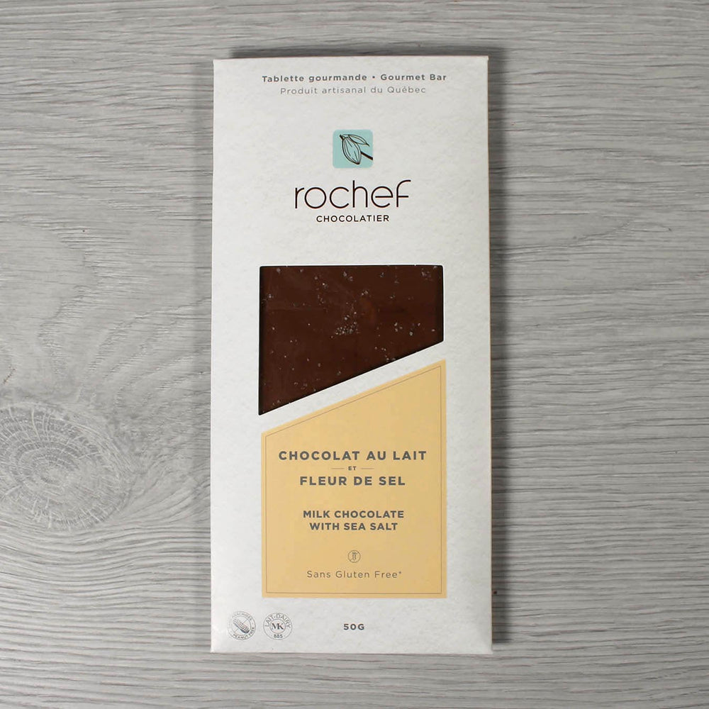 
                  
                    Milk Chocolate Sea Salt Gourmet Bar 50g
                  
                