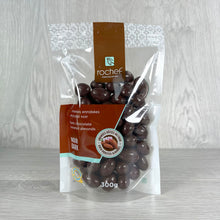  Dark chocolate covered oven roasted almonds 300g.